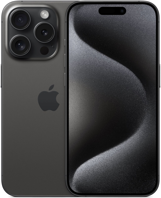 Apple iPhone 15 Pro 128Гб, eSIM, Черный титан