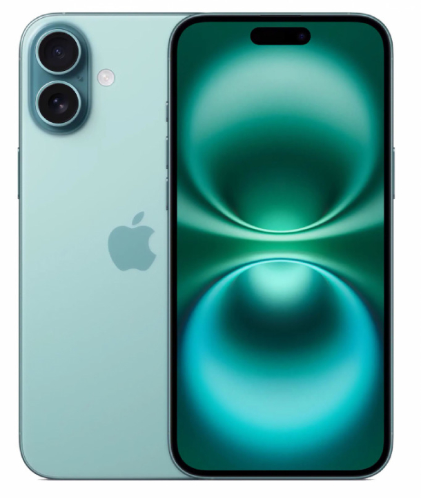 Смартфон Apple iPhone 16 128Гб (1 sim + eSIM) Морская бирюза