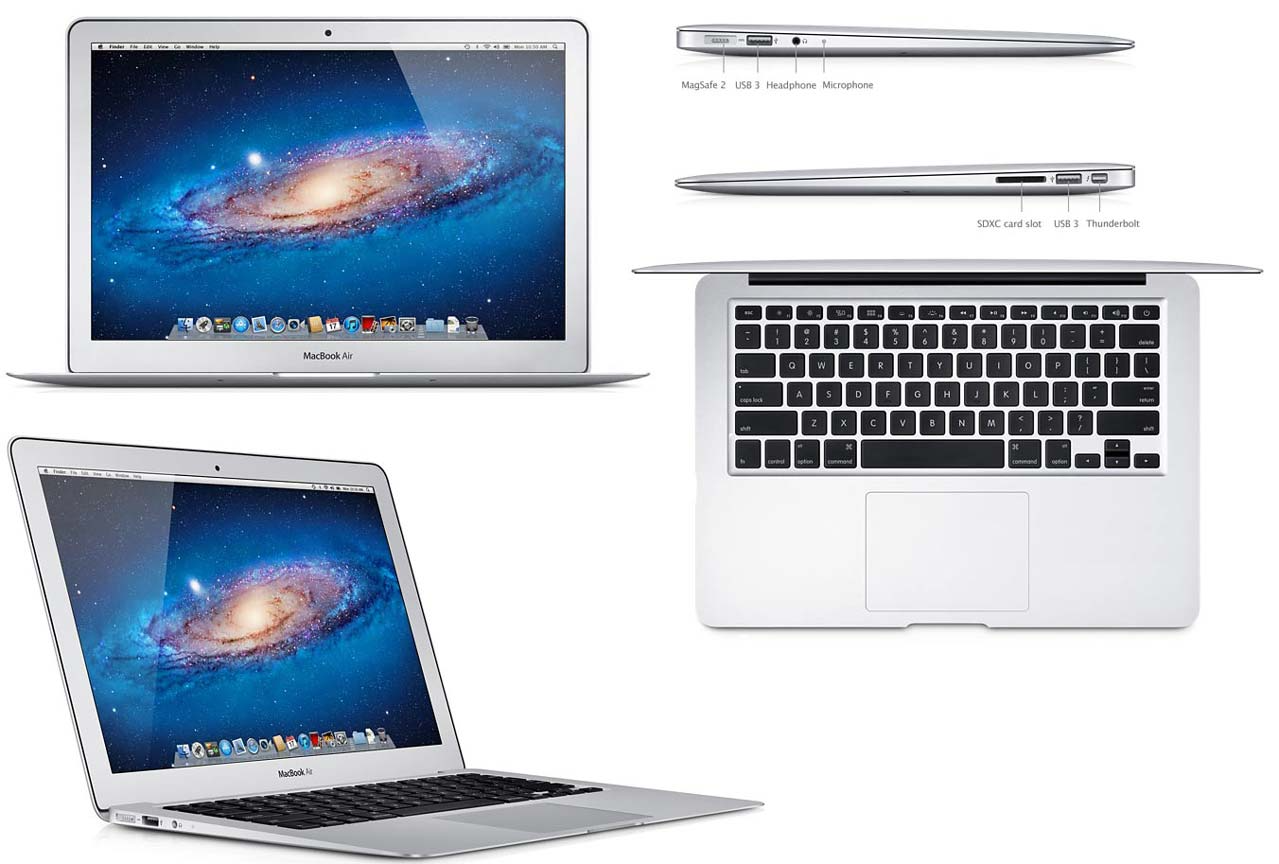MacBook Air 13" (Mid 2013) MD760 (Core i5 1,3ГГц/4Гб/128Гб SSD) (без коробки / 453 цикла) - Б/У