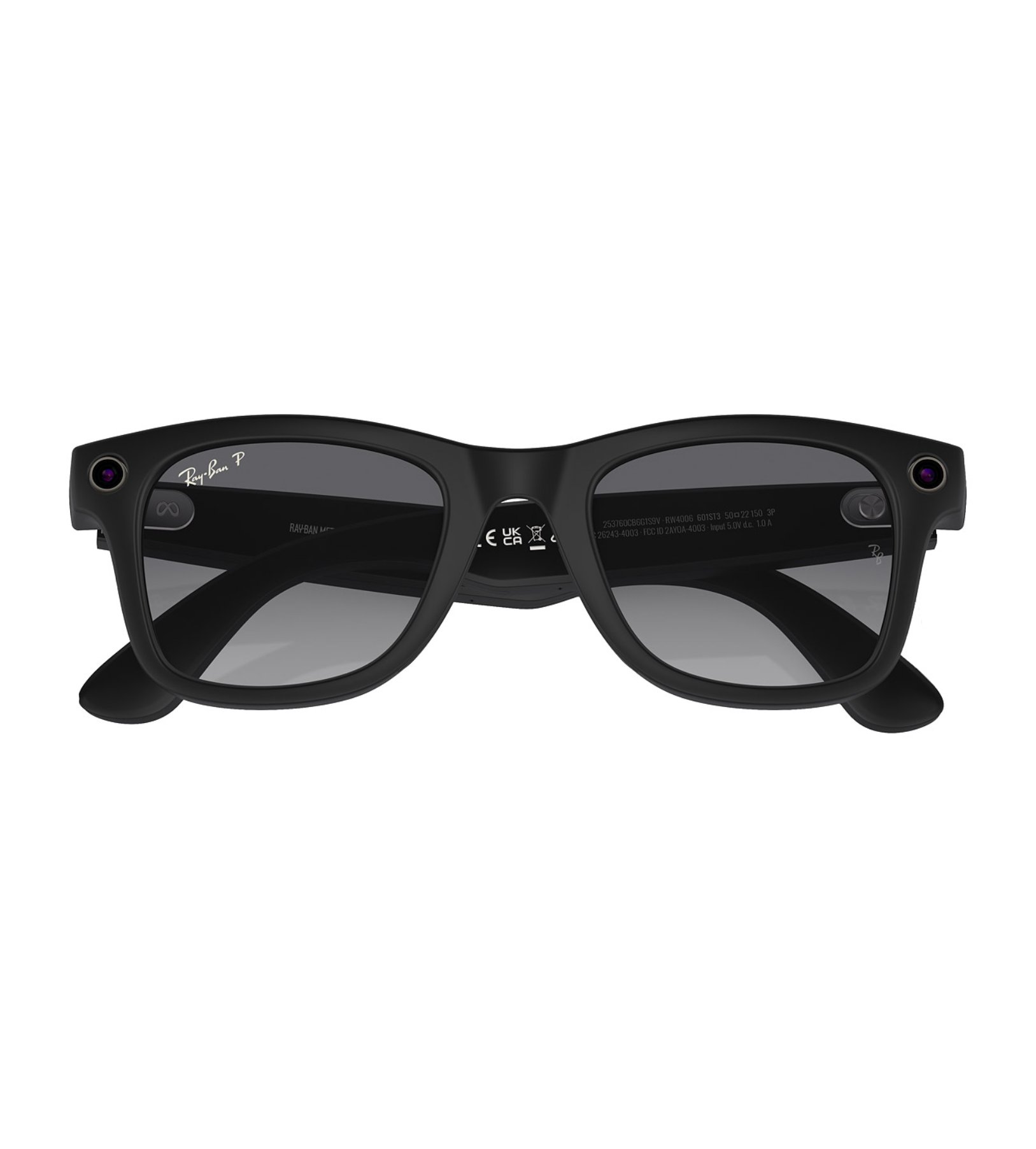Умные очки RayBan Wayfarer (Gen 2) Matte Black/gradient graphite (155 - 53 Size) в 