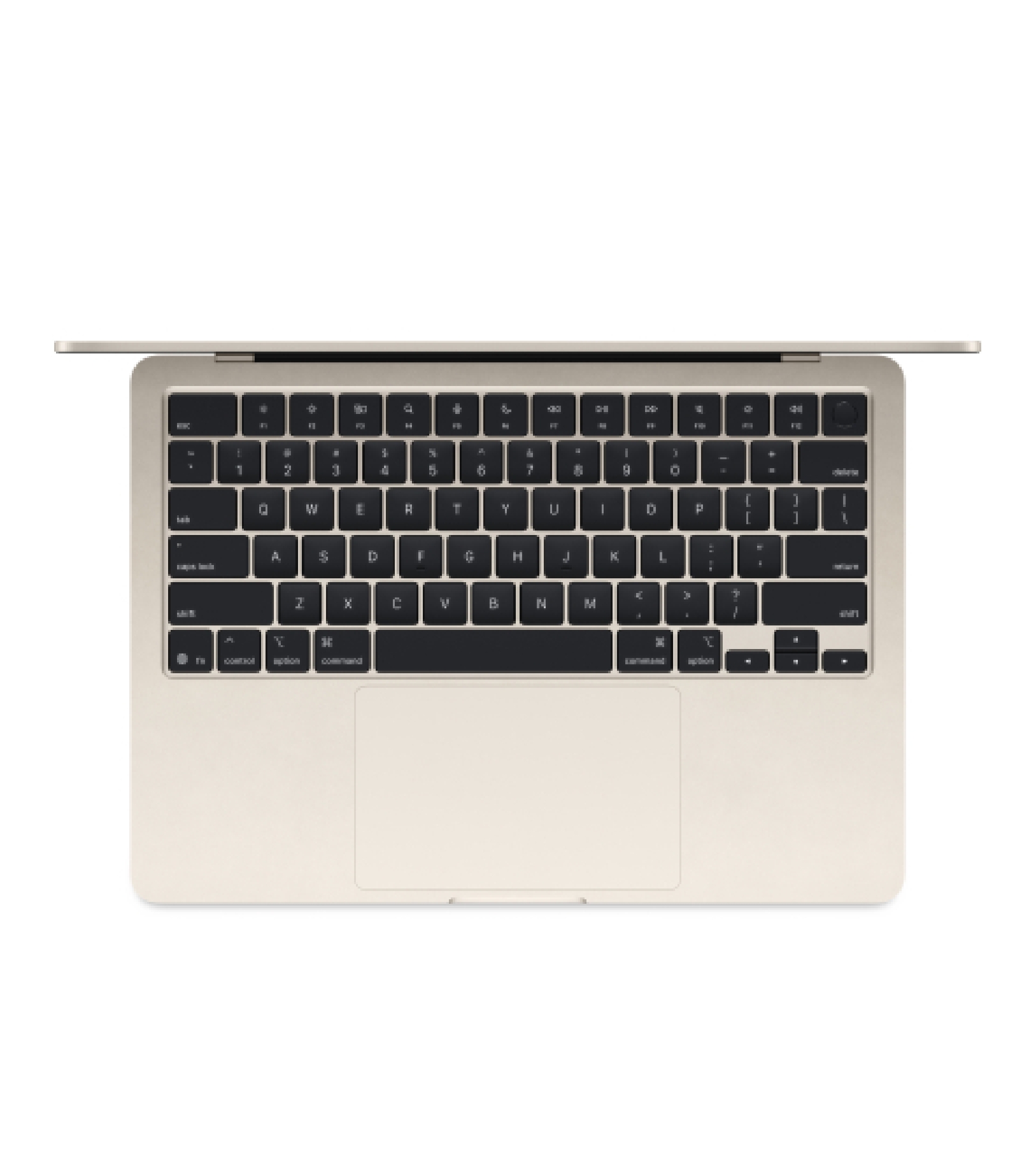 Ноутбук Apple MacBook Air 15" (Early 2025) MW1K3 (10C CPU/10C GPU/M4/16Гб/512Гб SSD), Сияющая звезда