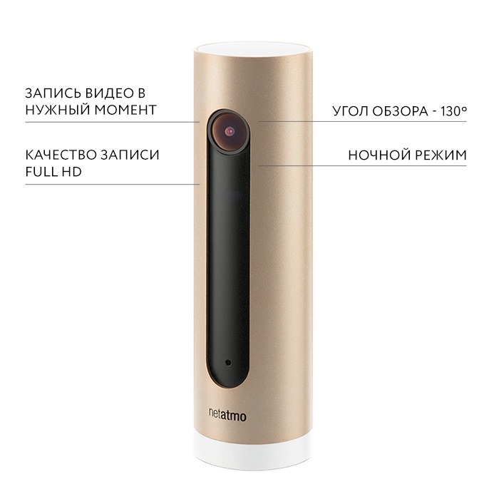 Домашняя охранная камера Netatmo Welcome Camera