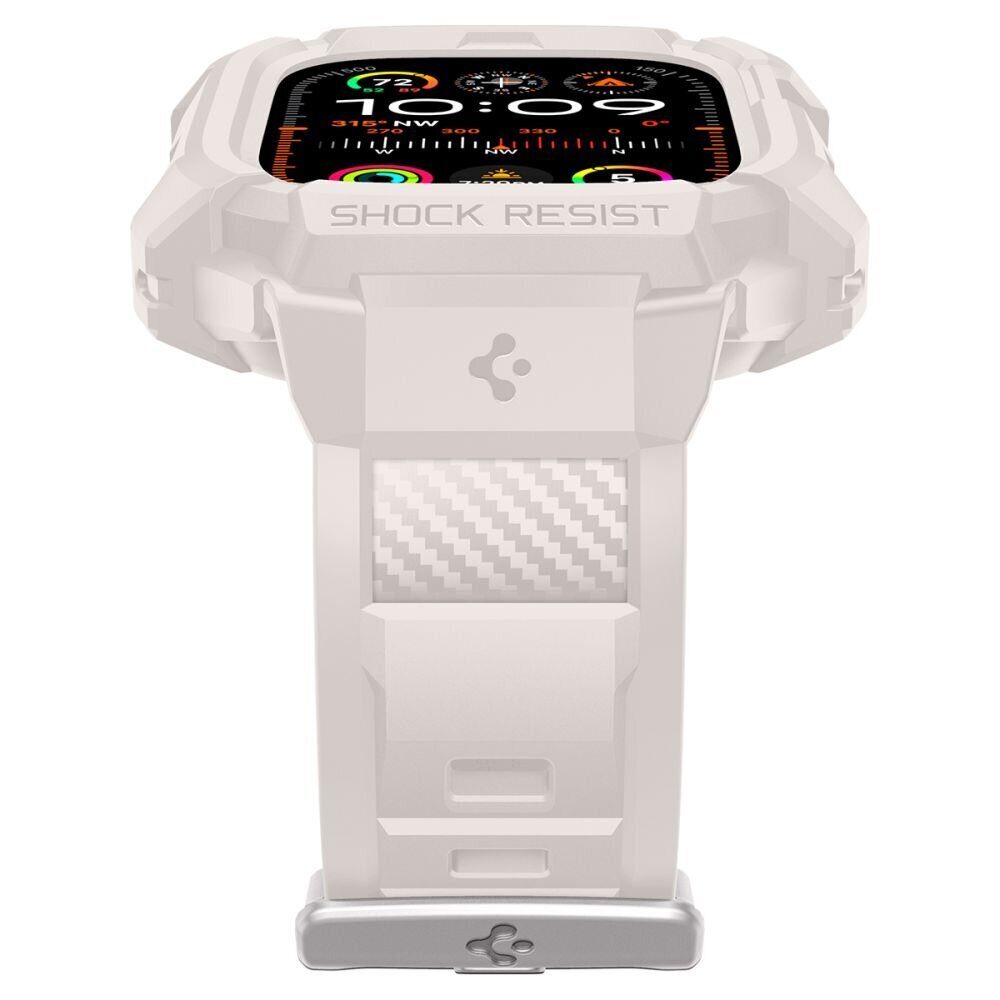 Ремешок+защитный чехол SPIGEN RUGGED ARMOR ”PRO” для Apple Watch Ultra 1 / 2 (49 мм),  Бежевый